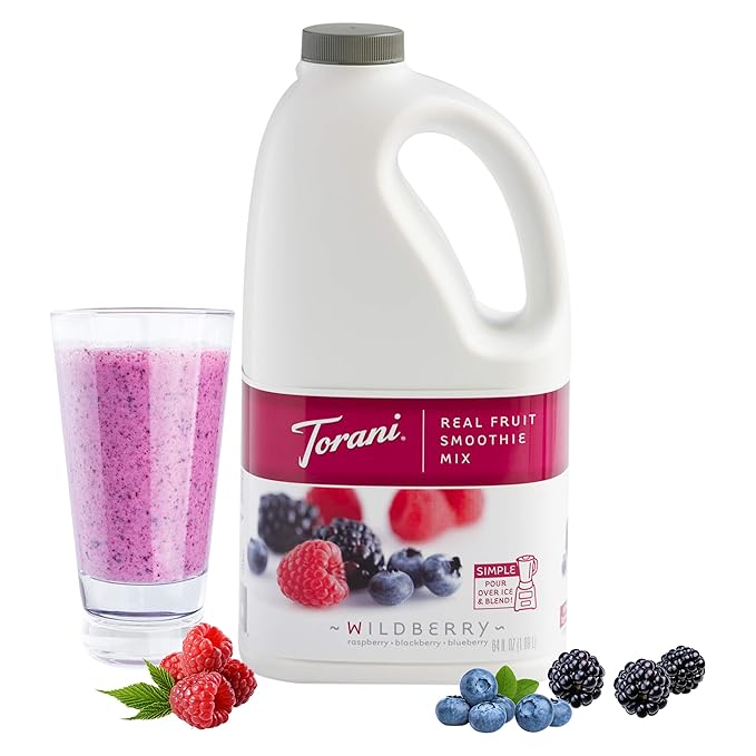 Torani Real Fruit Smoothie Mix Wildberry 64 Ounce