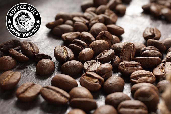 Koffee Kult Thunder Bolt Coffee Super Dark Roast 100% Arabica Robust Blend of Colombian And Brazil (Ground 12oz)