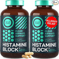 Histamine Block Flavonoids Supplements - Quercetin Nettle Atermesia Natural Source Flavonoids - Seasonal Allergy Balance Supplements Histamine Blocker - 120 Homeopathic Allergy Relief D-Hist Caps