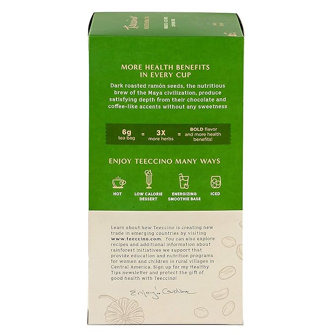 Teeccino Chocolate Lover’s Tea Variety Pack - Dark Chocolate Mexican Chocolate Chocolate Peppermint - Roasted Herbal Tea That’s Caffeine Free &amp Prebiotic for Natural Energy 25 Tea Bags (Pack of