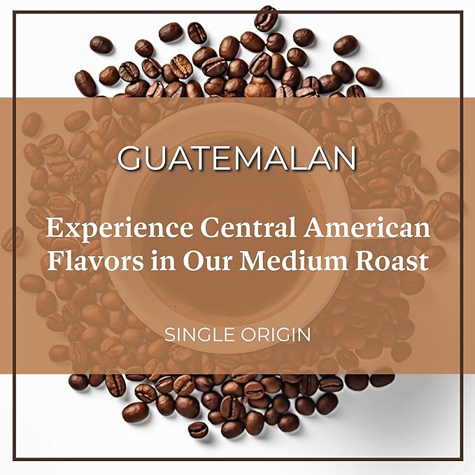San Diego Coffee Guatemalan Medium Roast Whole Bean Coffee 16-Ounce Bag Café en grano tostado