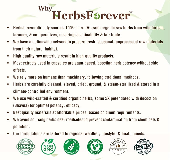 HerbsForever Dashmula Tea Cut and Sifted | Ayurvedic Herbal Tea Blend | Supports General Wellness &amp Vitality | Non-GMO Vegan | 454g
