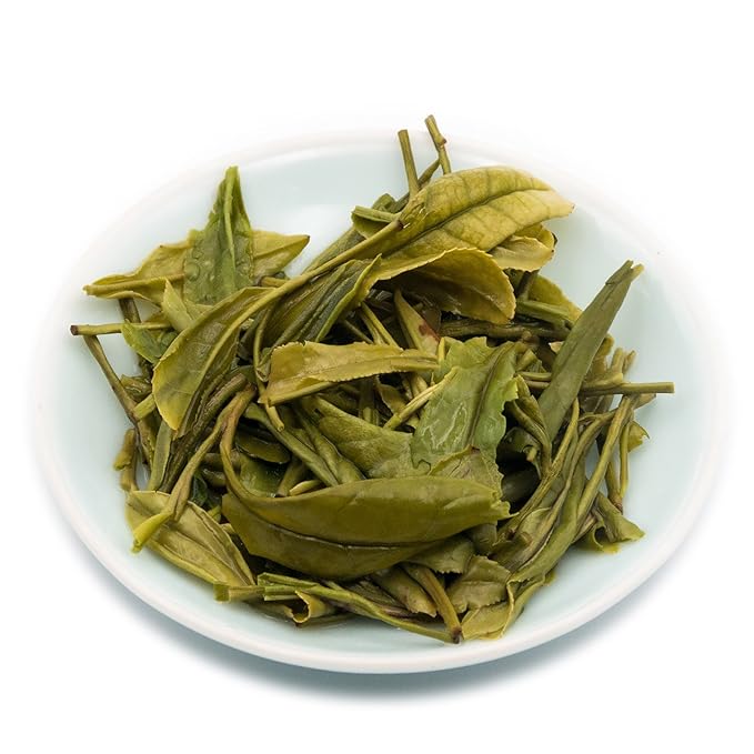 oriarmcha 2025 Anji Bai Cha Green Tea Loose Leaf 450g (Pack of 2) - Chinese Green Tea Leaves An Ji White Tea