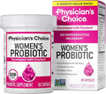 Physician's Choice Probiotics - PH Balance Digestive UT &amp Feminine Health - 50 Billion CFU - 6 Unique Strains for Women - Organic Prebiotics Cranberry Extract+ - Probiotic - 60 CT