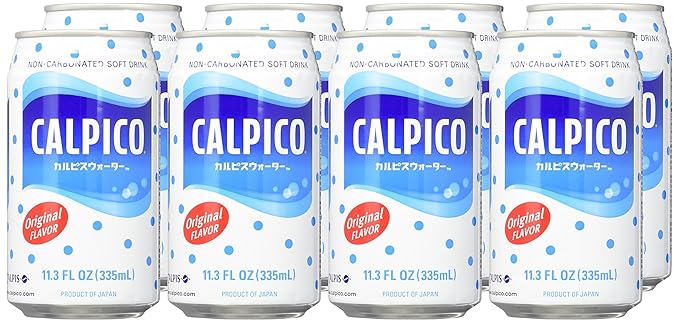 Calpico Citrusy Flavor Soft Drink in Can 11.3-Ounce (Pack of 8)