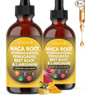 Superfood MD Maca Root Liquid Drops with Ashwagandha Nettle Fenugreek Beet Root and L-Arginine Liquid Multivitamin for Women and Men - 4 Oz