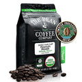 The Bean Organic Coffee Company 50/50 French Roast 50% Decaf Dark Roast Whole Bean Coffee 16-Ounce Bag USDA Organic Certified