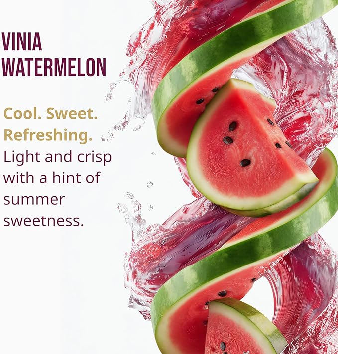 VINIA Resveratrol Electrolyte Hydration Powder Mix | Boost Blood Flow &amp Circulation | Sea Salt Coconut Water Potassium Magnesium Informed Sport Certified (30 Sticks Watermelon)