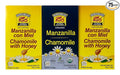 Hornimans Manzanilla Con Miel (50 tea bags) AND Manzanilla (25 tea bags) - Chamomile Tea - Herbal Tea - 75 tea bags