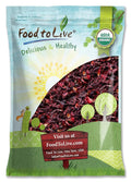 Food to Live Organic Hibiscus Flowers 1.5 Pounds – Whole Petals. Great for Herbal Tea. Non-GMO. Caffeine-free. Good Source of Vitamin C. Bulk. Kosher