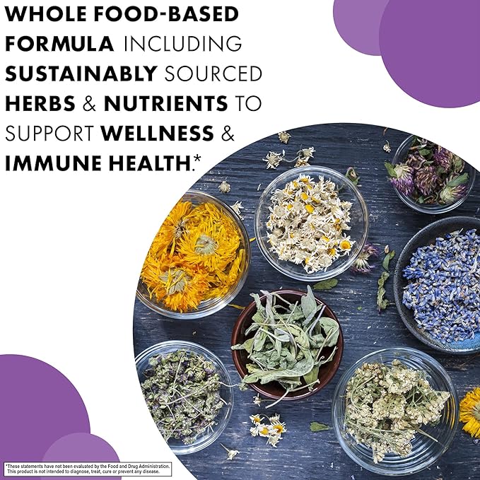 Bluebonnet Nutrition Targeted Choice Wellness Support Immune Defense Whole Food-Based Formula Seasonal Support Soy-Free Gluten-Free Kosher Non-GMO Dairy-Free Vegetarian 60 Caplets 30 Serving