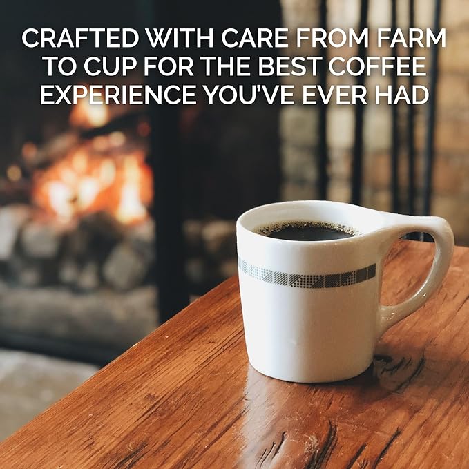 Stone Creek Coffee Dark Roast Whole Bean Coffee – 12 Ounce (Pack of 1) – Smooth Fresh Roasted Coffee Beans with Dark Chocolate Tasting Notes 3 Volcanoes Dark Guatemala