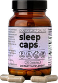 Santa Cruz Paleo Sleep Caps with L-Theanine Lemon Balm Passion Flower &amp Valerian Root Melatonin-Free Nighttime Relaxation Paleo &amp Keto Friendly Sugar &amp Gluten Free 30 Capsules