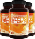 BioEmblem Turmeric Curcumin Supplement with BioPerine | Joint Support &amp Heart Health | with Organic Turmeric Powder &amp 95% Curcuminoids Extract | California Made Non-GMO 90-Day Supply