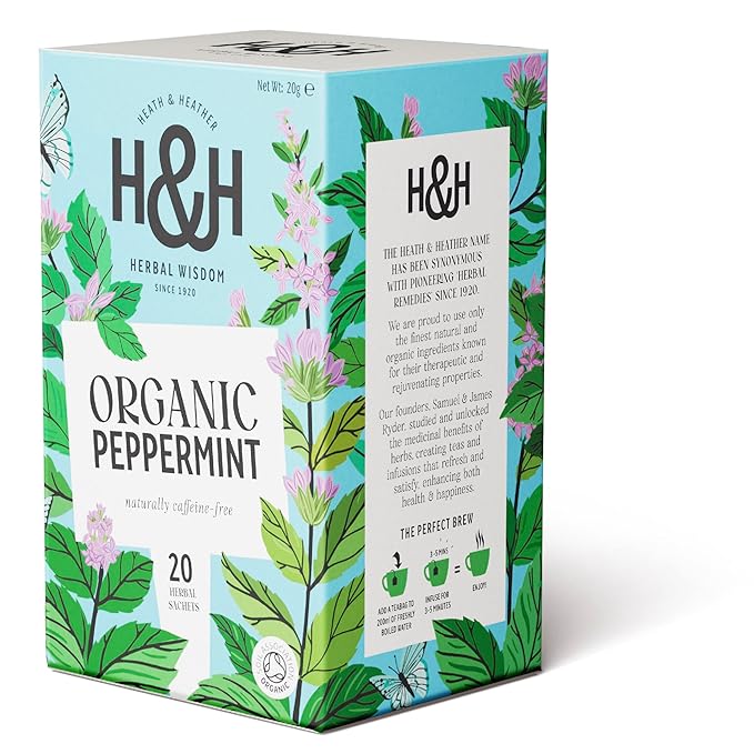 Heath And Heather Organic Peppermint ST&ampE 20 Bag