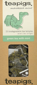 Teapigs Green Tea With Mint Bags Made With Whole Leaves (6 Packs of 15 Teabags)