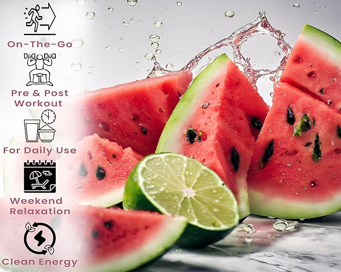 Bobelo Self-Carbonating Hydration Packets - Watermelon Citrus Flavor (15ct) | Low Calorie Electrolyte Drink Mix | Keto Friendly Sugar Free Water Enhancer | Soda Sparkling Water Alternative