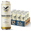 Free Bird Sparkling Southern Spring Water 12-Pack (19.2oz Tallboy Cans) – Unflavored Carbonated Zero Sugar Crisp &amp Bubbly Blue Ridge Mountain Water