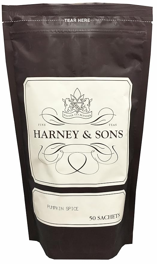 Harney &amp Sons Pumpkin Spice Tea 50 sachet bag