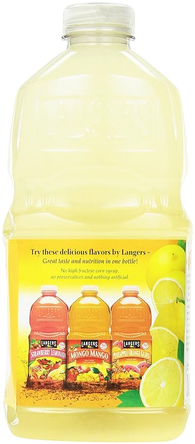 Langers Juice Lemonade 64 Fl Oz (Pack of 8)