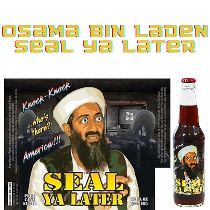 Dictator Soda Pack | 5 Hilarious Novelty Sodas | 12 oz Glass Bottles with Cane Sugar | Includes Crazy Soda Pop Bottle Opener