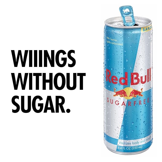 Red Bull Red Edition Watermelon and Sugar Free Energy Drink Bundle 8.4 Fl Oz 24 Cans