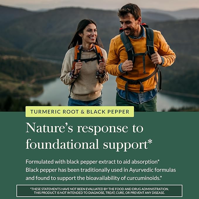 Gaia Herbs Turmeric Supreme Extra Strength - Supports Occasional Discomfort from Normal Wear &amp Tear* - with Turmeric Curcumin &amp Black Pepper - 60 Vegan Liquid Phyto-Caps (Up to 60 Servings)