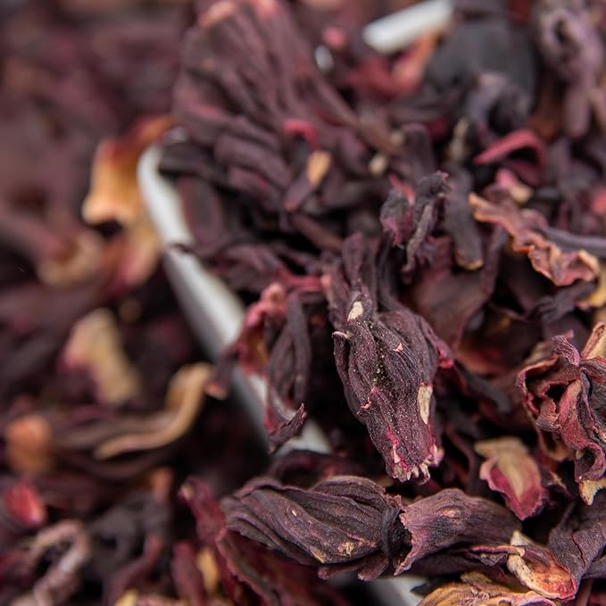 3 lbs Hibiscus Flowers - Flor de Jamaica Bag Dried Hibiscus Flowers - Ideal for Juices infusions and hibiscus flower teas - My Global Bodega Dried Hibiscus Bulk