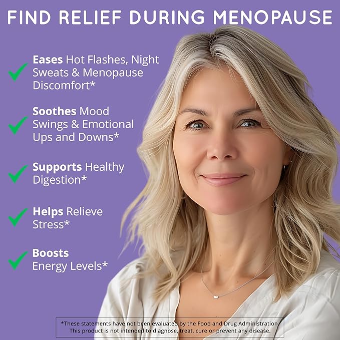 Menopause Supplements for Women – DIM Supplement + Probiotics | Estrogen Metabolism &amp Hormone Balance Support | Perimenopause Relief | Hot Flashes Mood Swings &amp Night Sweats | Dong Quai | 60