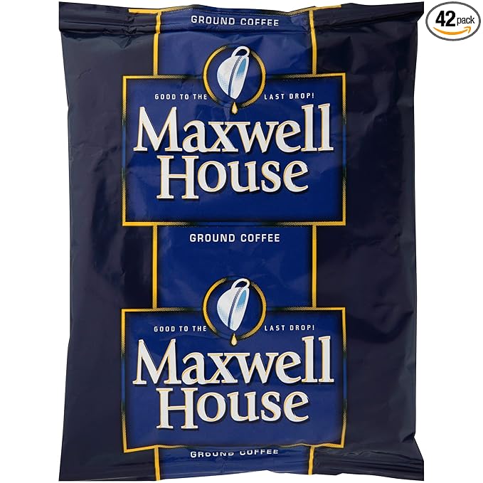 Maxwell House Medium Roast Ground Coffee (0.7 oz Bags Pack of 42)