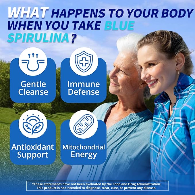 Melatonin Free Sleep Gummies + Organic Blue Spirulina Gummies