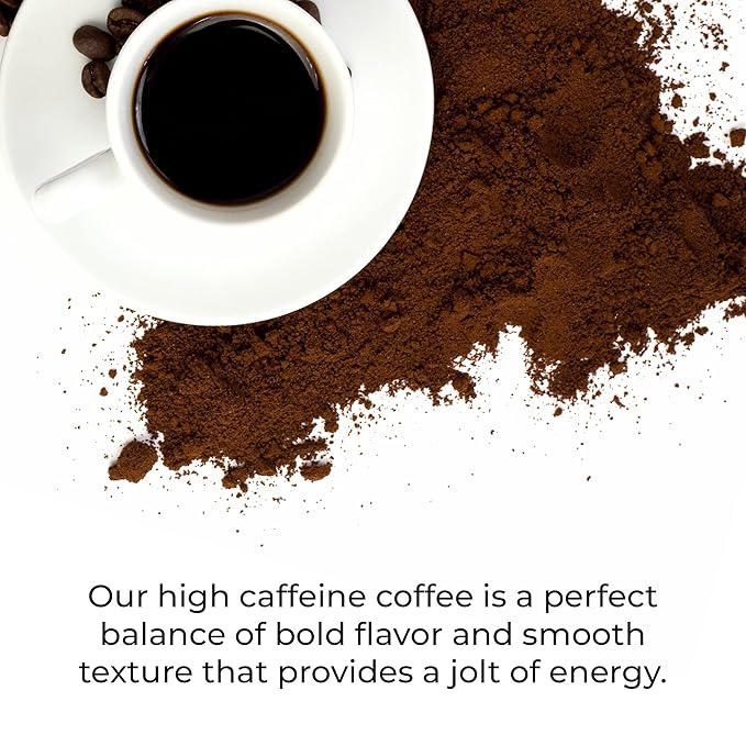 Colonial Coffee Packets Pre Ground Coffee Packs High Caffeine Blend Medium - Dark Roast Bulk Single Pot Bags for Drip Coffee Makers (2.5 oz Bags Pack of 100)