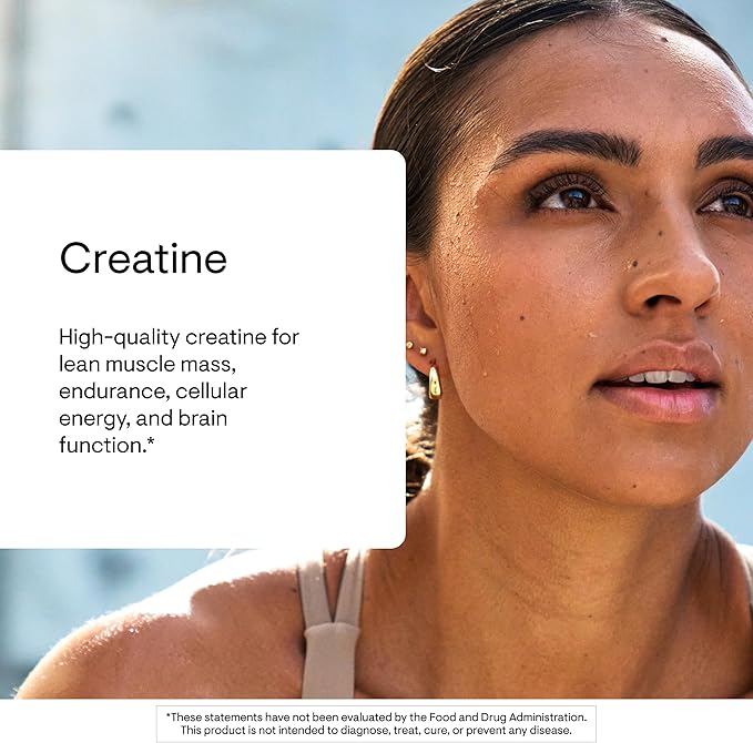 THORNE Creatine - Micronized Creatine Monohydrate Powder - Support for Muscles &amp Cognitive Function* - for Women &amp Men - Pineapple Orange - NSF Certified for Sport - 5 g per Serving - 60 Servi