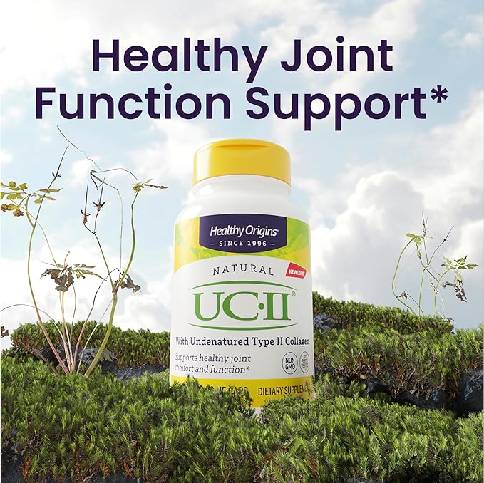 Healthy Origins UC-II 40 mg (Undenatured Type II Collagen Non-GMO Gluten Free Joint Support) 120 Veggie Caps