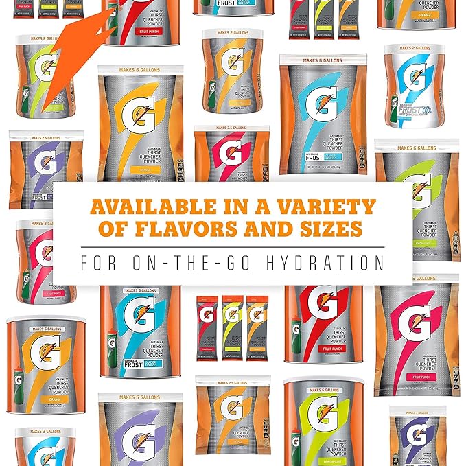 Gatorade Thirst Quencher 51Oz Powder Variety Pack(Pack of 6)