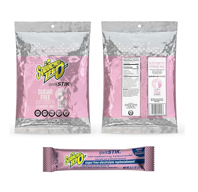 Qwik Stiks Sugar-Free Electrolyte Powdered Beverage Mix - Citrus Pack - (500 stiks)