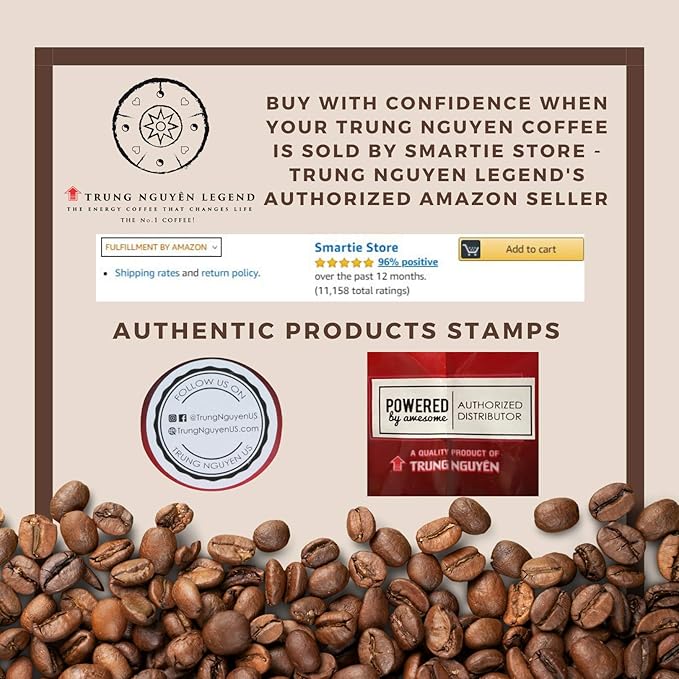 Trung Nguyen — Gourmet Blend — Roasted Ground Coffee Blend — Strong and Bold — Robusta Arabica Excelsa &amp Catimor — Notes of Chocolate Spices &amp Fruit — Vietnamese Coffee 17.6oz (Pack of 3)