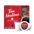 Tim Hortons Dark Roast Coffee Single-Serve K-Cup Pods Compatible with Keurig Brewers 32ct K-CupsRed