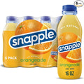 Snpple orangeade 16 fl oz recycled plastic bottle 6 pack