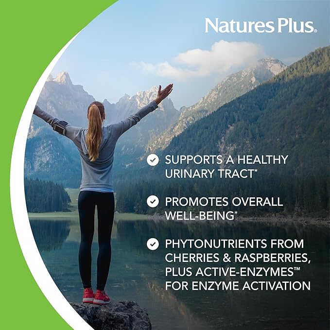 NaturesPlus Herbal Actives Ultra Cranberry 1500 30 Tablets - Urinary Tract Support - Vegetarian Gluten Free - 30 Servings