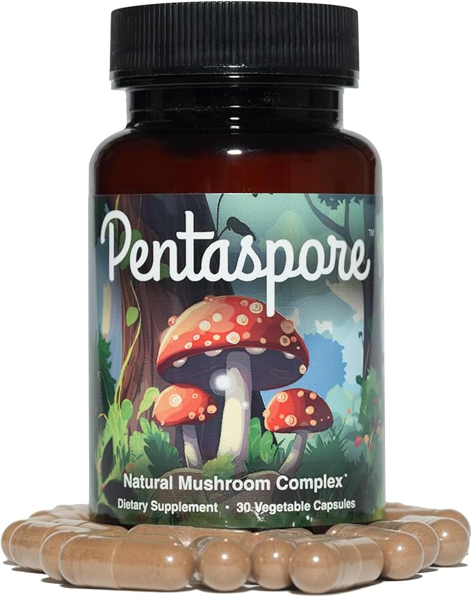 Natural Mushroom Supplement - Non-GMO Vegan Gluten-Free