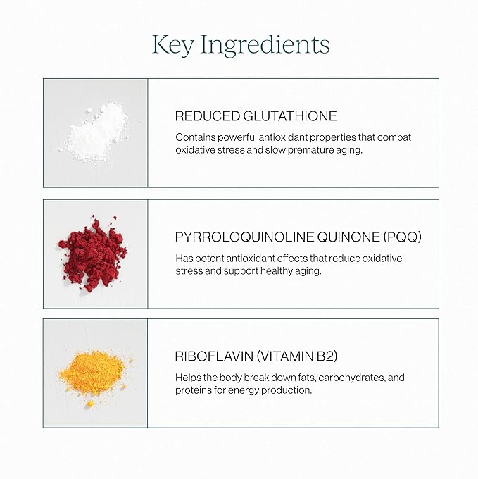 CYMBIOTIKA Liposomal Glutathione Supplement – PQQ CoQ10 &amp Antioxidants for Detox Brain Energy Immune Support – Advanced Absorption for Cellular Health &amp Longevity Citrus Vanilla 1 Month