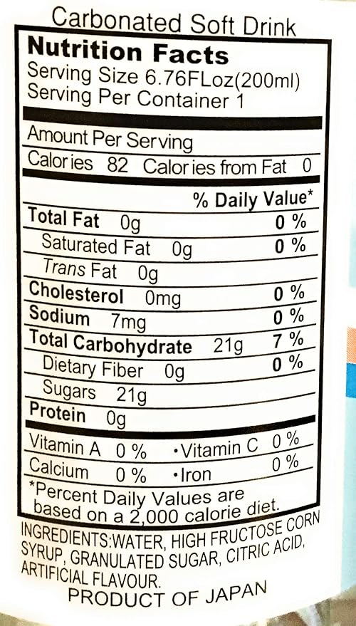 Ramune Carbonated Soft Drink 6.76 Fl Oz(Original Flavor) 6 Pack