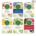 Traditional Medicinals Organic Herbal Tea - Six Calming Flavors Chamomile Hibiscus Peppermint Lemon Balm Lemon Ginger &amp Passionflower 96 Tea Bags (6 Pack)