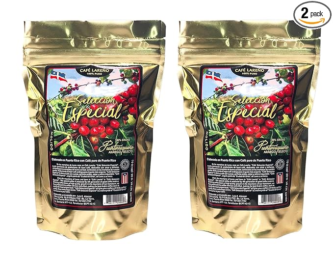 Lareño Special Selection Puerto Rican Arabica Ground Coffee 10oz - 2 pack