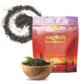 English Breakfast Tea Organic Loose Leaf Black Tea – Robust Full-Bodied Classic Blend – Drink Hot or Iced – 4 oz Resealable Bag (Makes 50 Cups) – The Elegant Elephant
