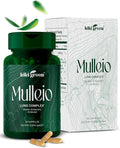 KIKI Green Mulleio Lung Health Capsules: Vegan Herbal Supplement for Cleanse Better Function Respiratory Support - Mullein Cordyceps Schisandra - 90 Count for Daily Use