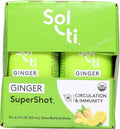 Sol Ti Supershot Ginger Organic 2.1 Fl Oz 12 Pack