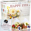 Dr. Lu’s Happy Eyes Tea | 100% Natural Eyebright Tea for Liver Cleanse | Liver Detox tea for Eye Health | Chrysanthemum Cassia Seed Goji Berry 8 Premium Herbs in Corn Fiber Pyramid Bags | Made in US