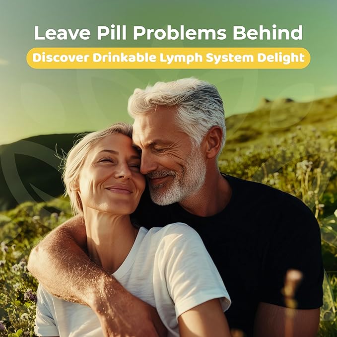 Lymph Go - Lymphatic Drainage Supplement for Women &amp Men - Lymph System Support - with with Bromelain Echinacea Burdock Root Dandelion Rutin Kelp &amp More - 4.06 Oz - 30 Servings - Tropical